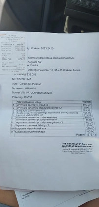 Citroen C4 cena 8900 przebieg: 289999, rok produkcji 2008 z Kraków małe 529